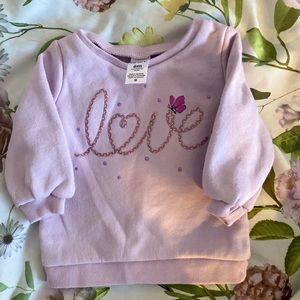 Gorgeous Purple Carter’s Love Sweater For 6month Old Baby